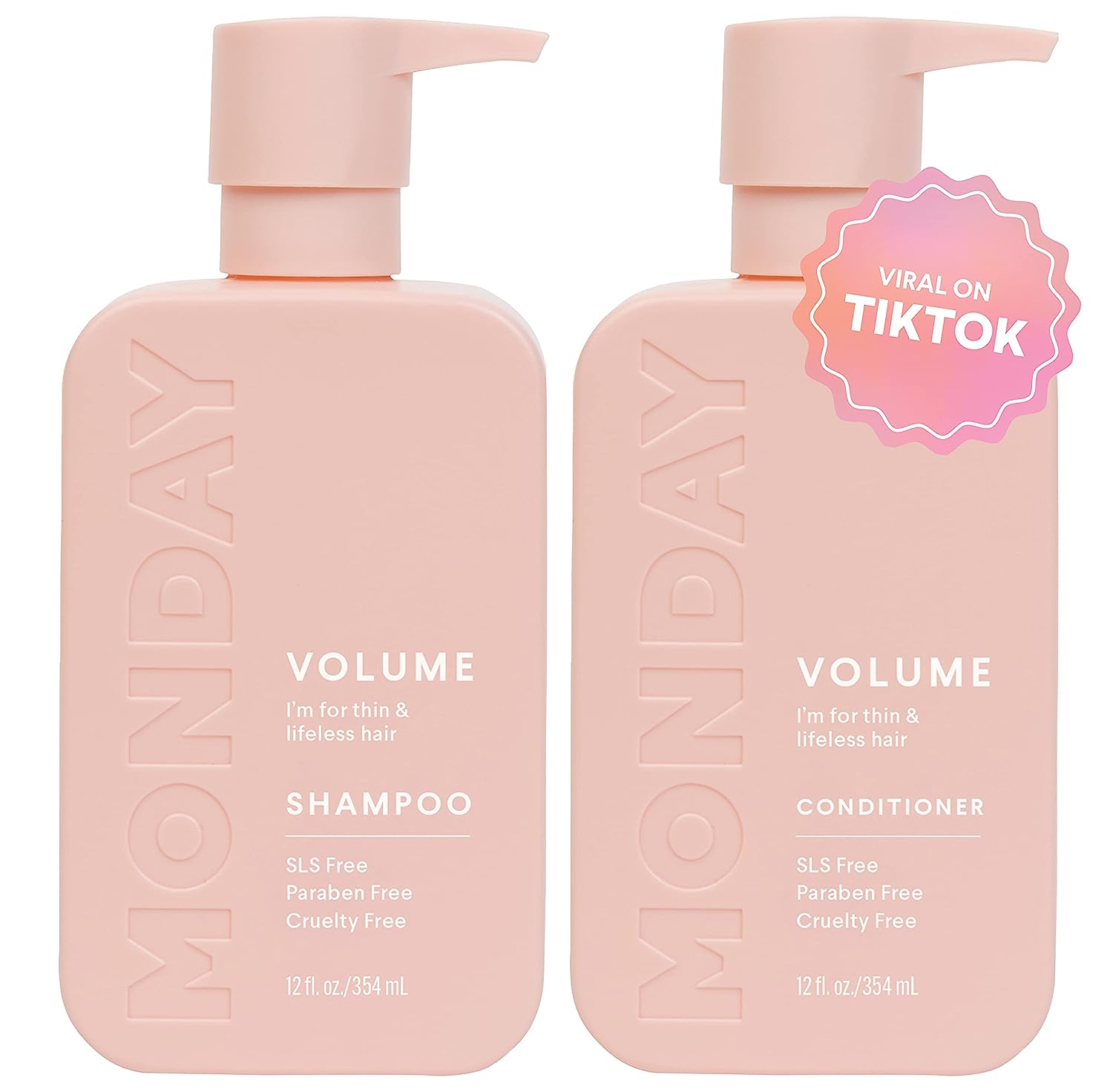 MONDAY HAIRCARE Volume Shampoo + Conditioner Set (2 [...]