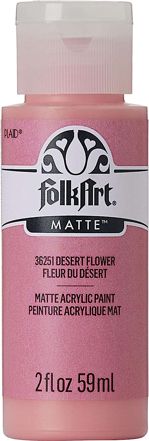 FolkArt Acrylic Craft Paint, Desert Flower 2 fl oz [...]