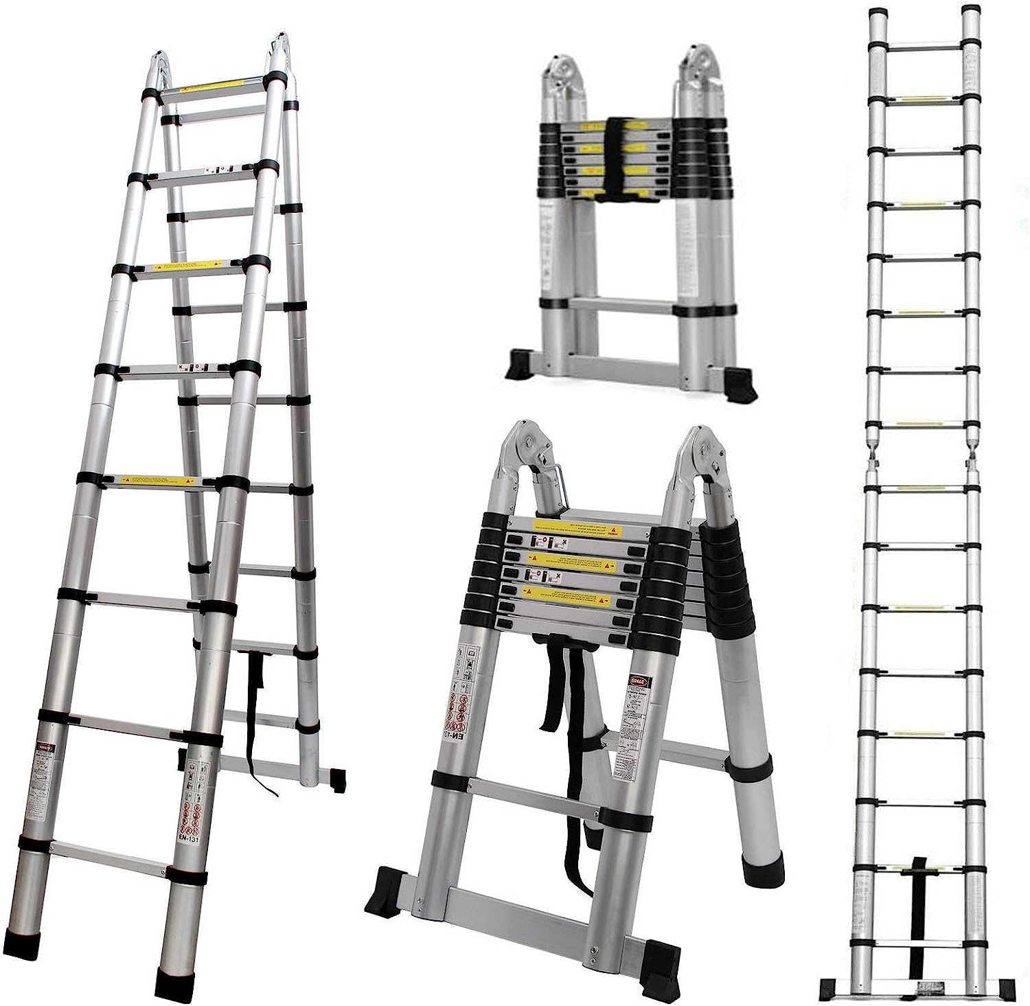 Telescoping Ladder 16ft Extension Ladder A-Frame [...]
