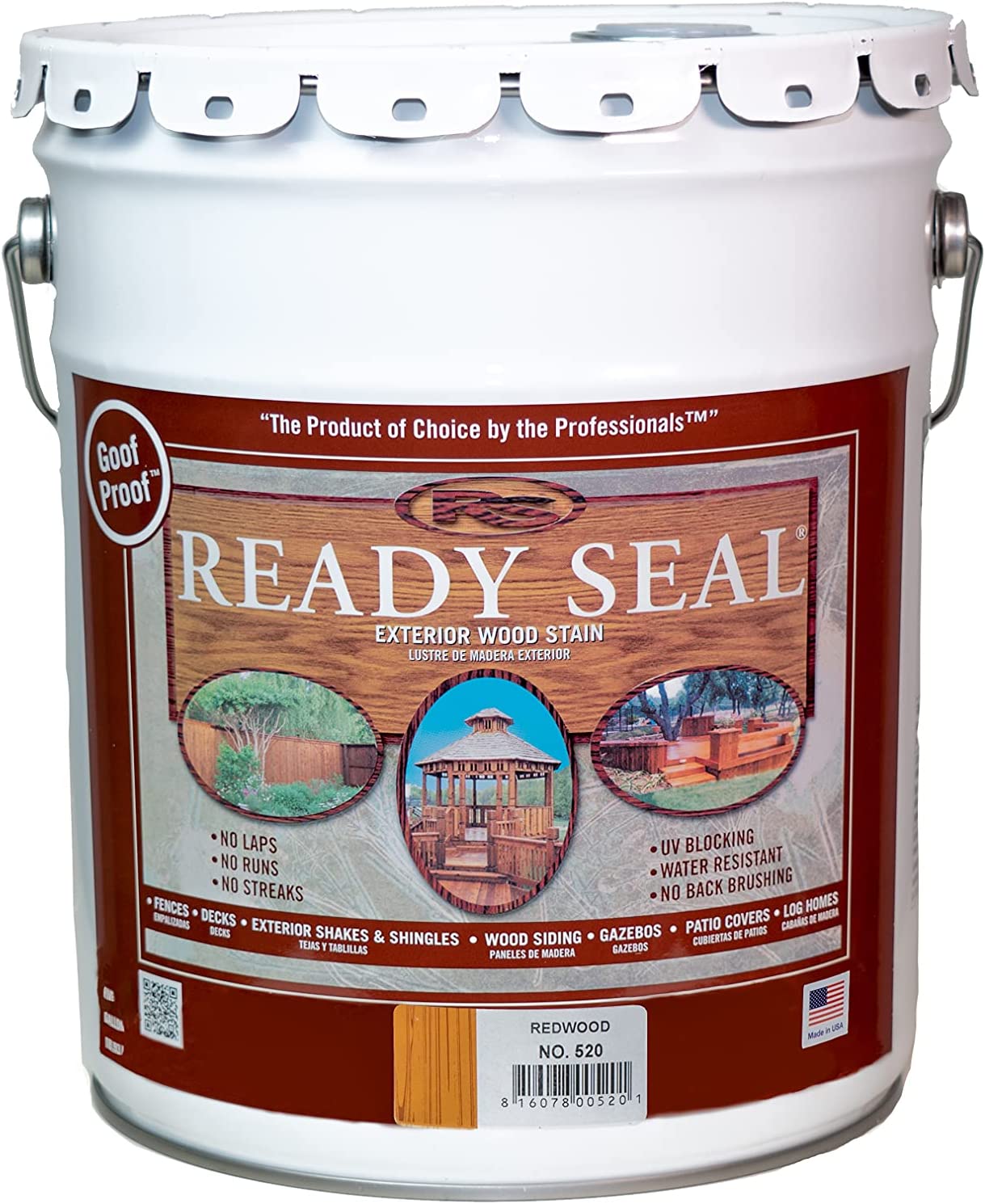 Ready Seal 520 Exterior Stain and Sealer for Wood, 5 [...]