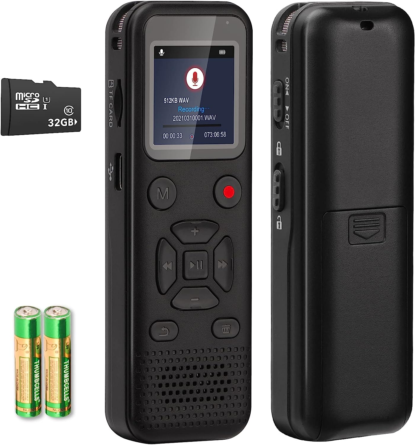 72GB Digital Voice Activated Recorder: Portable Tape [...]