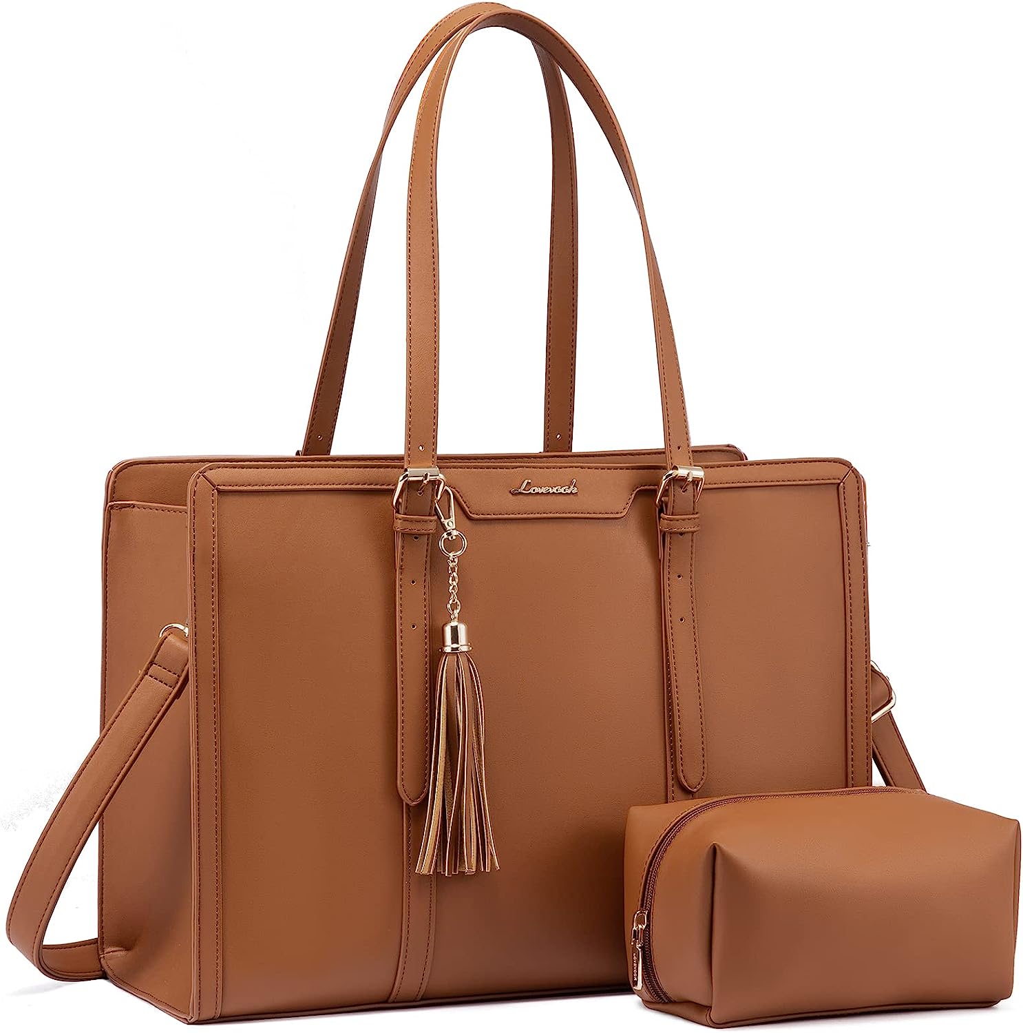LOVEVOOK Laptop Bag for Women 15.6 inch Lightweight [...]