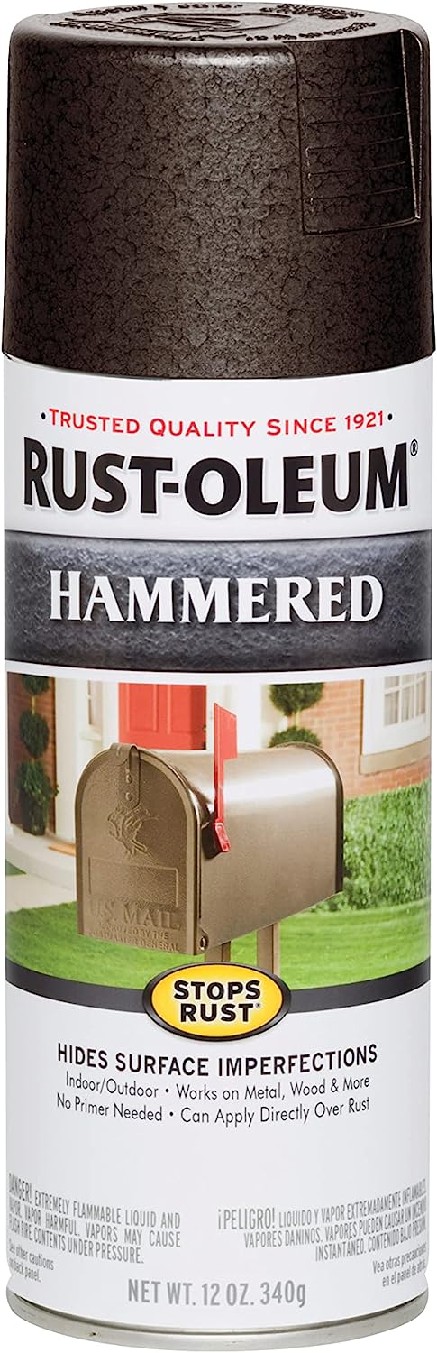 Rust-Oleum 7218830 Stops Rust Hammered Spray Paint, 12 [...]