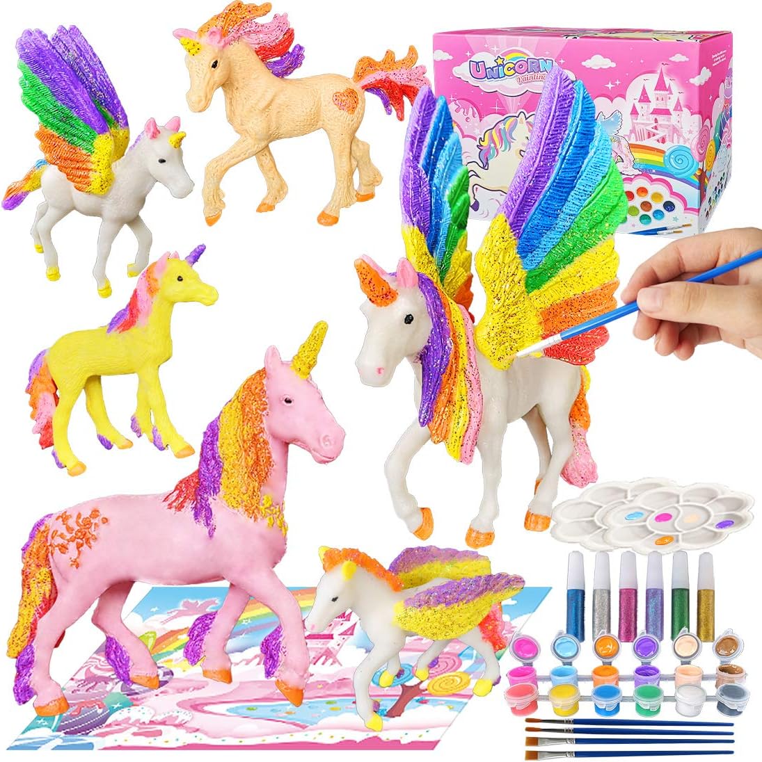 Yileqi Paint Your Own Unicorn Painting Kit, Unicorns [...]