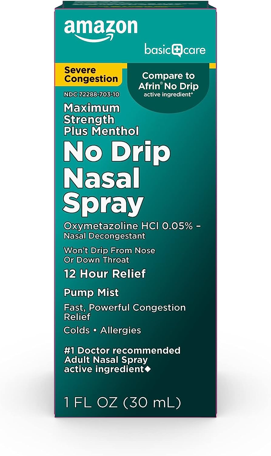 Amazon Basic Care Severe Congestion Nasal Spray, [...]
