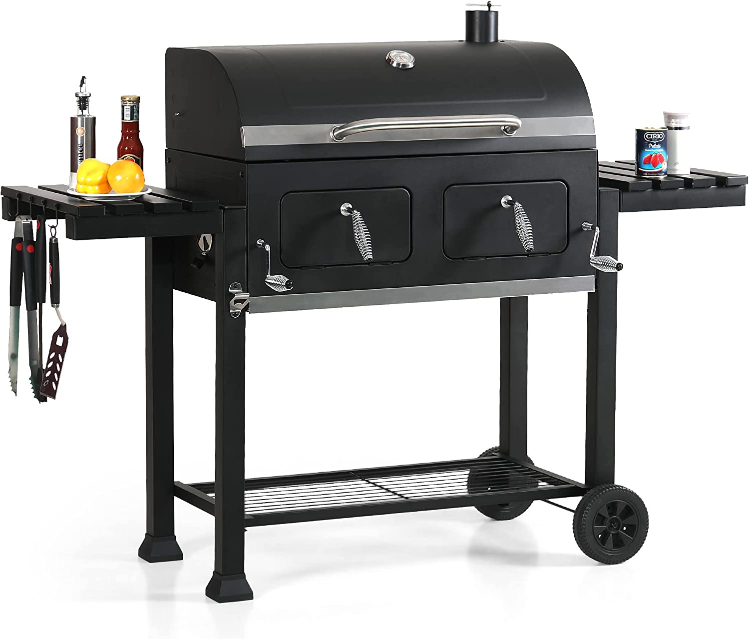 Captiva Designs Extra Large Charcoal BBQ Grill with [...]