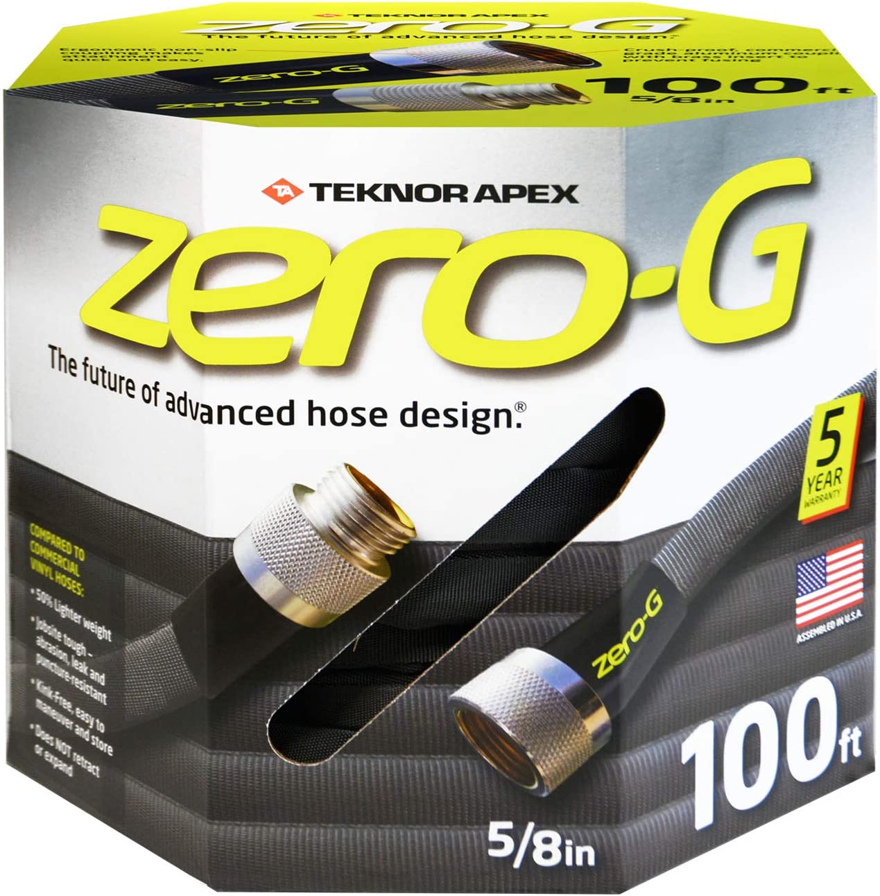 zero-G 4001-100 Garden Hose, 5/8