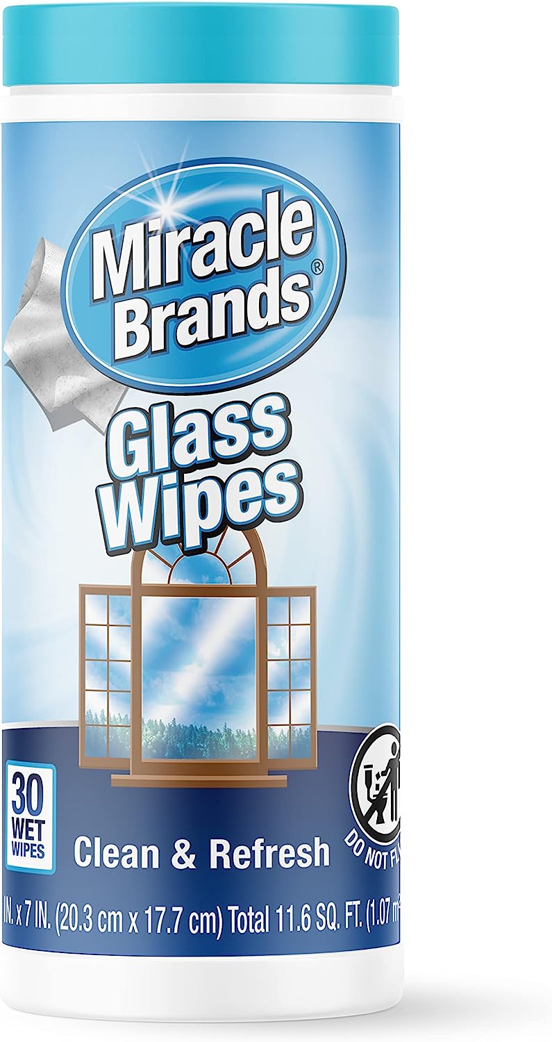 MiracleWipes for Glass, Disposable and Streak Free [...]
