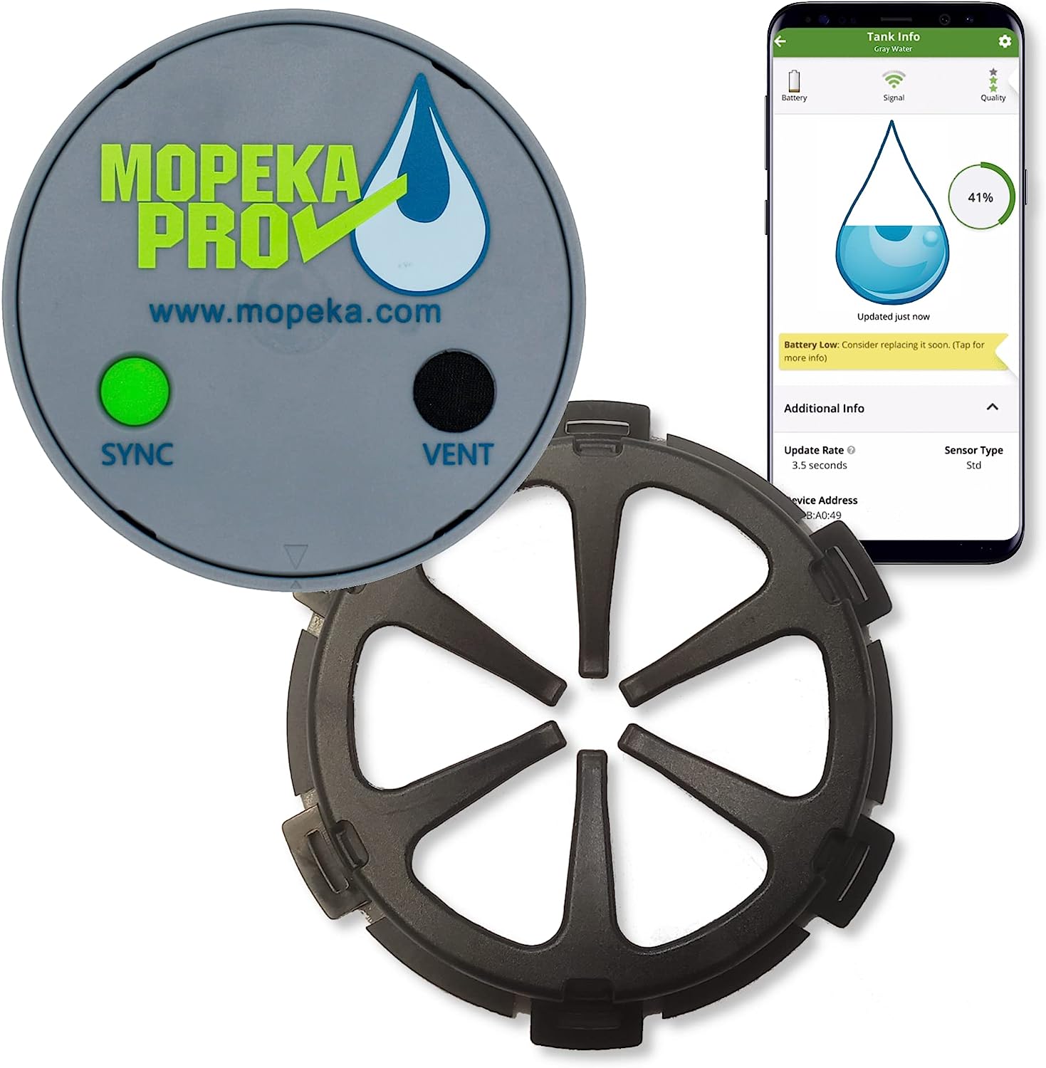 Mopeka Pro Check Water Sensor with Mounting Collar - [...]