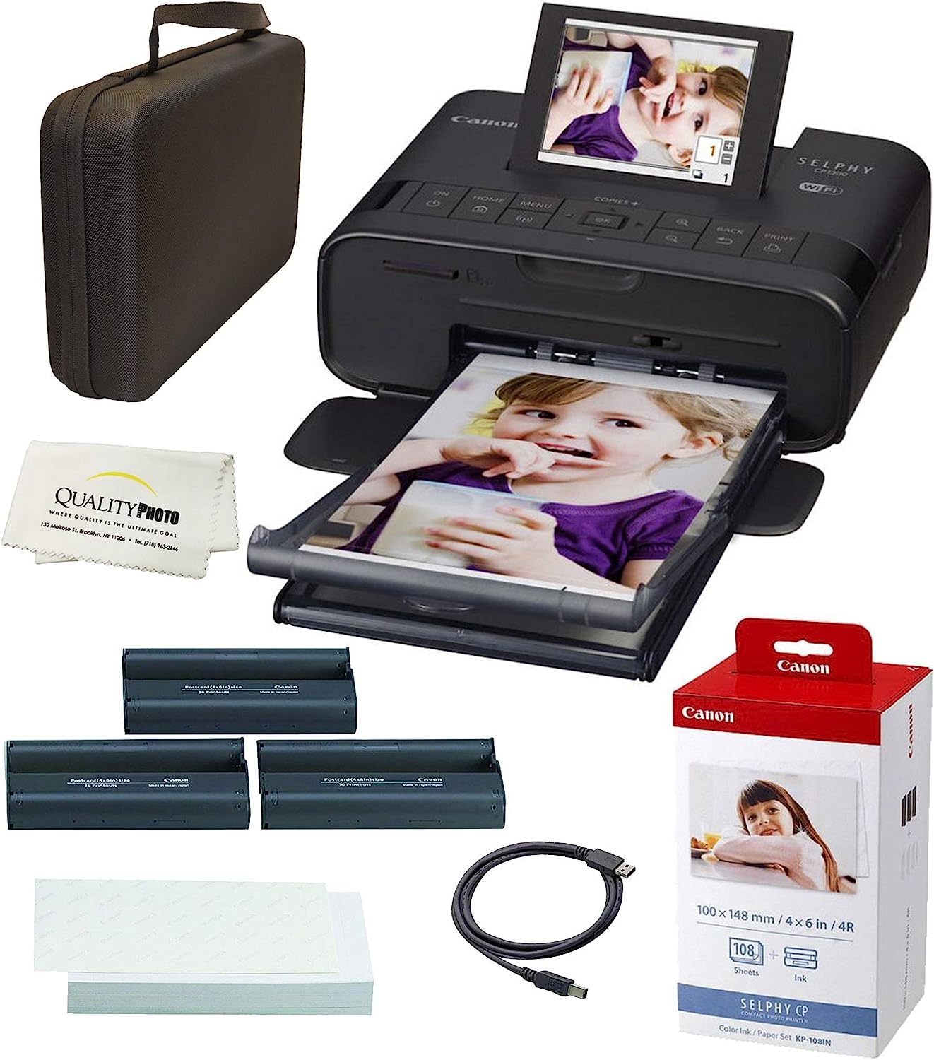 Canon SELPHY CP1300 Wireless Compact Photo Printer [...]