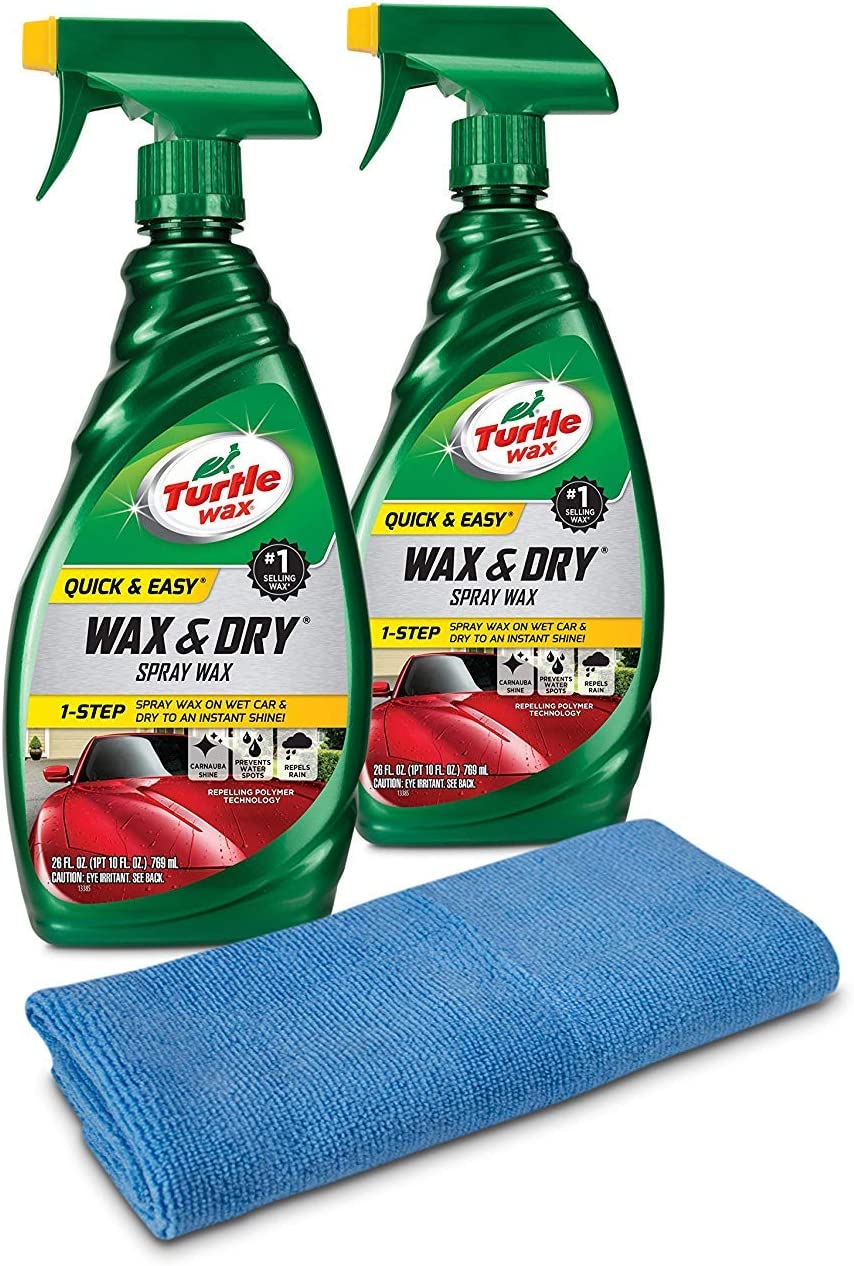 Turtle Wax 50834 1-Step Wax & Dry-26 oz. Double Pack [...]