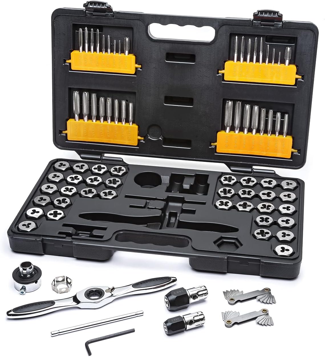 GEARWRENCH 77 Piece SAE/Metric Ratcheting Tap and Die [...]
