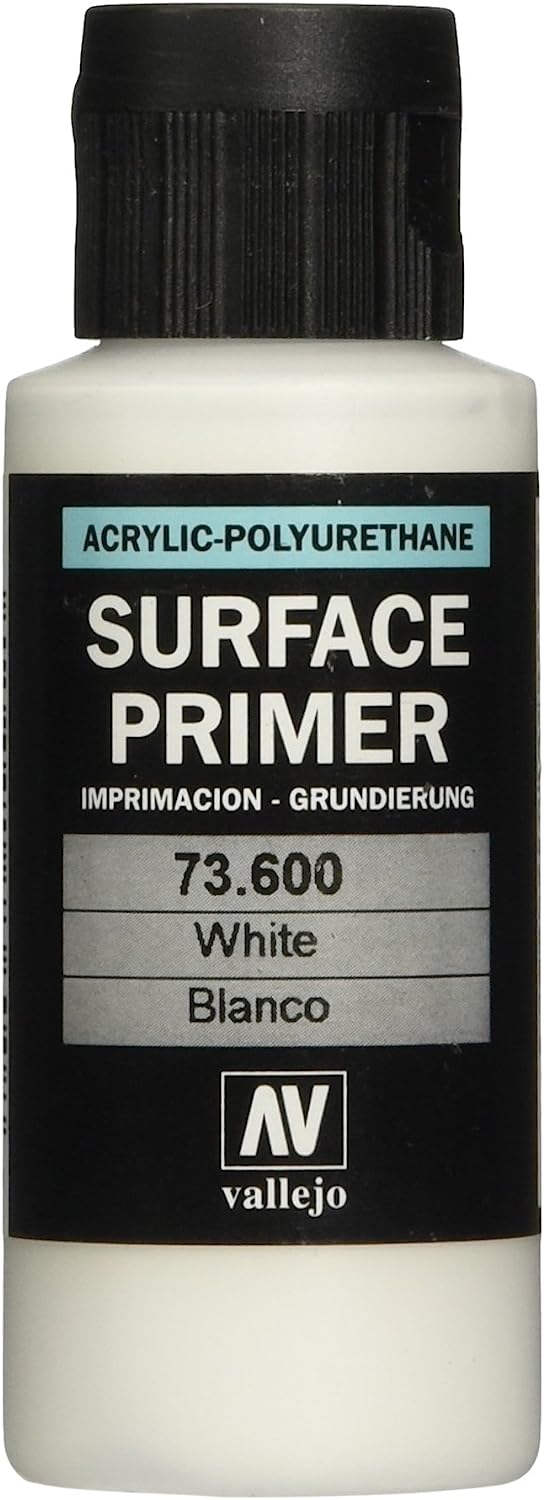 Vallejo White Primer Acrylic Polyurethane, 60ml