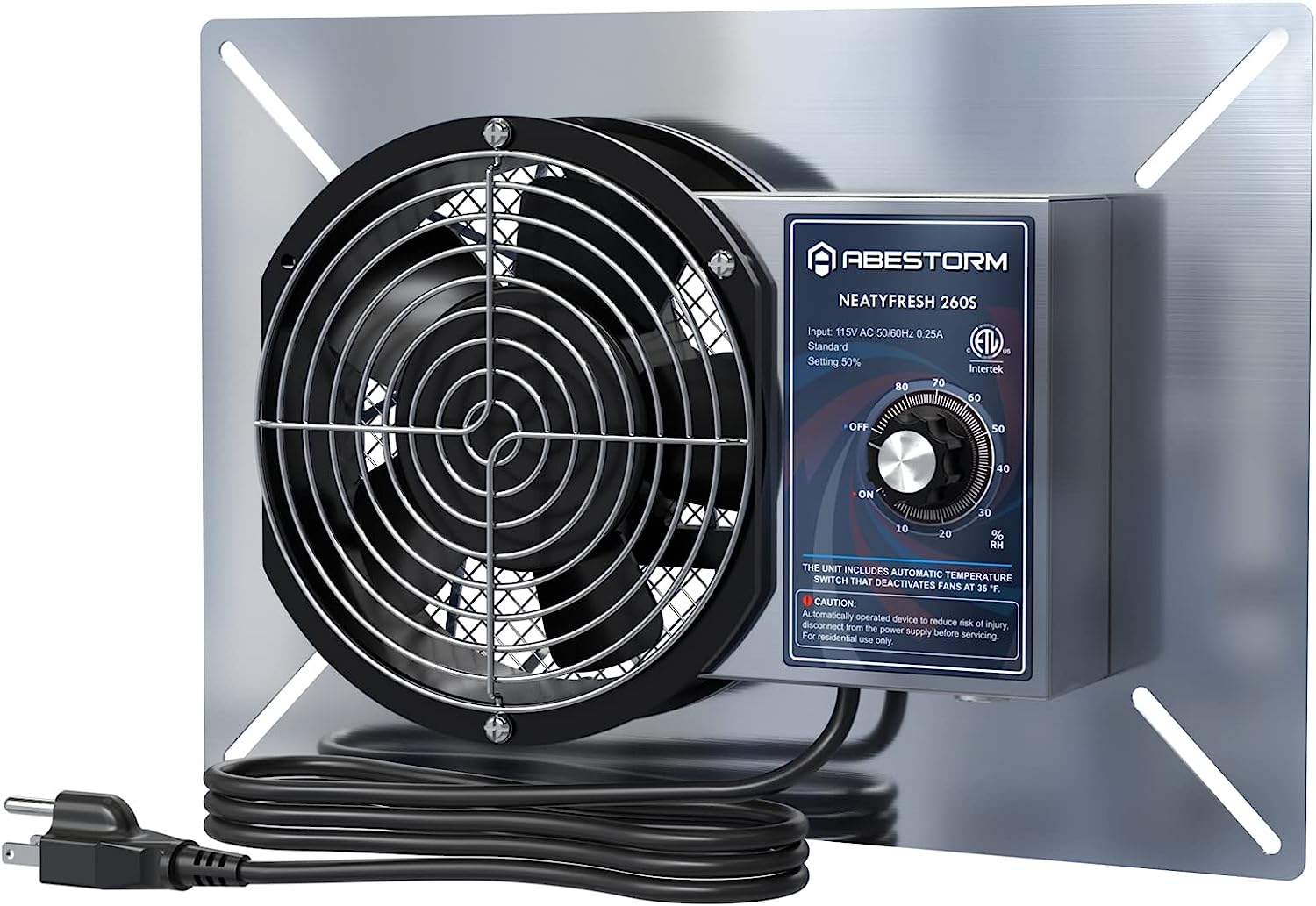 Abestorm 260CFM Crawlspace Ventilator Fan 6.7inches [...]