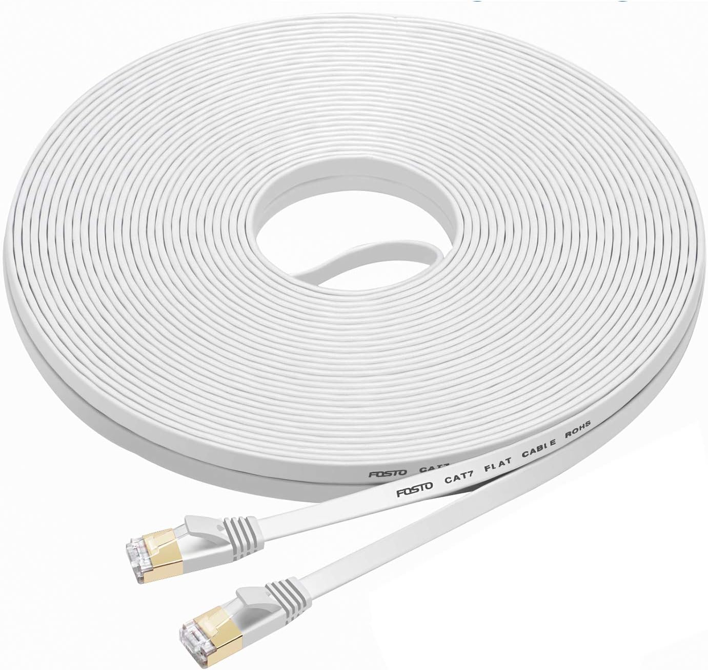 FOSTO Cat7 Ethernet Cable 100 ft,cat 7 Patch Cable [...]