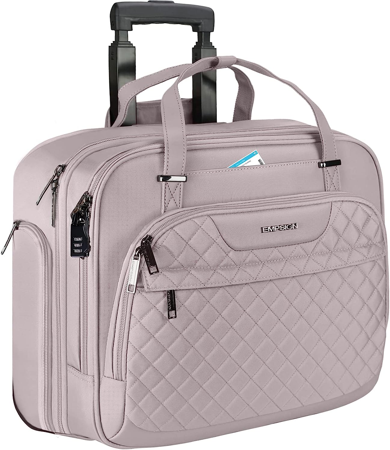 EMPSIGN Rolling Laptop Bag for Women with Wheels, [...]