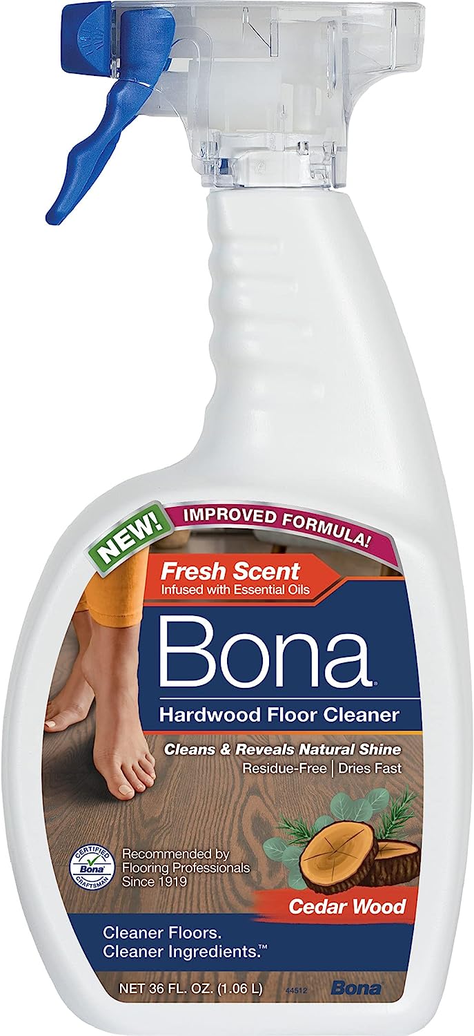Bona Hardwood Floor Cleaner Spray, Cedar Wood Scent, [...]