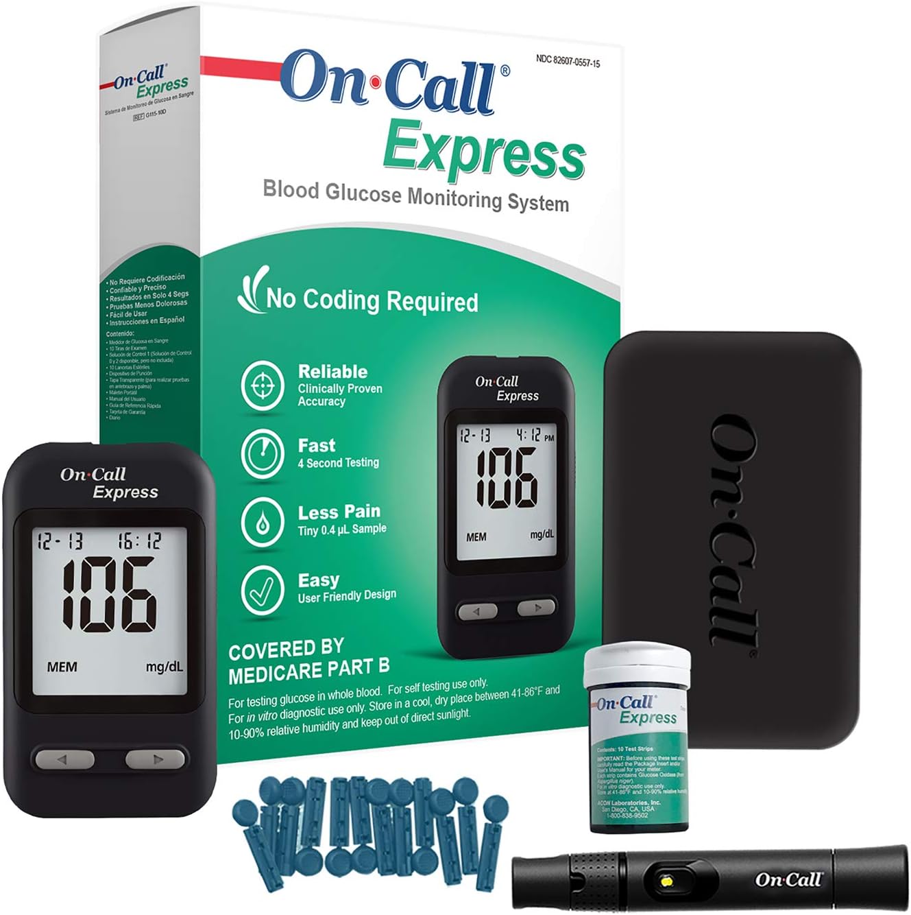 On Call Express Diabetes Testing Kit- Blood Glucose [...]