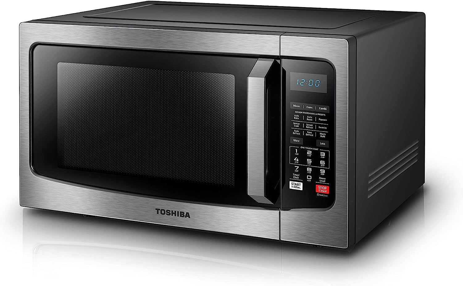 TOSHIBA 3-in-1 EC042A5C-SS Countertop Microwave Oven, [...]
