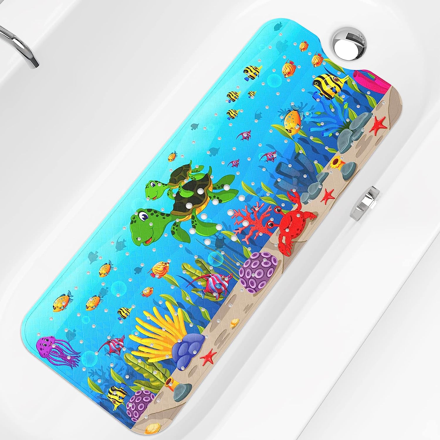 XIYUNTE Baby Bath Mat for Tub for Kids, 40 X 16 Inch [...]