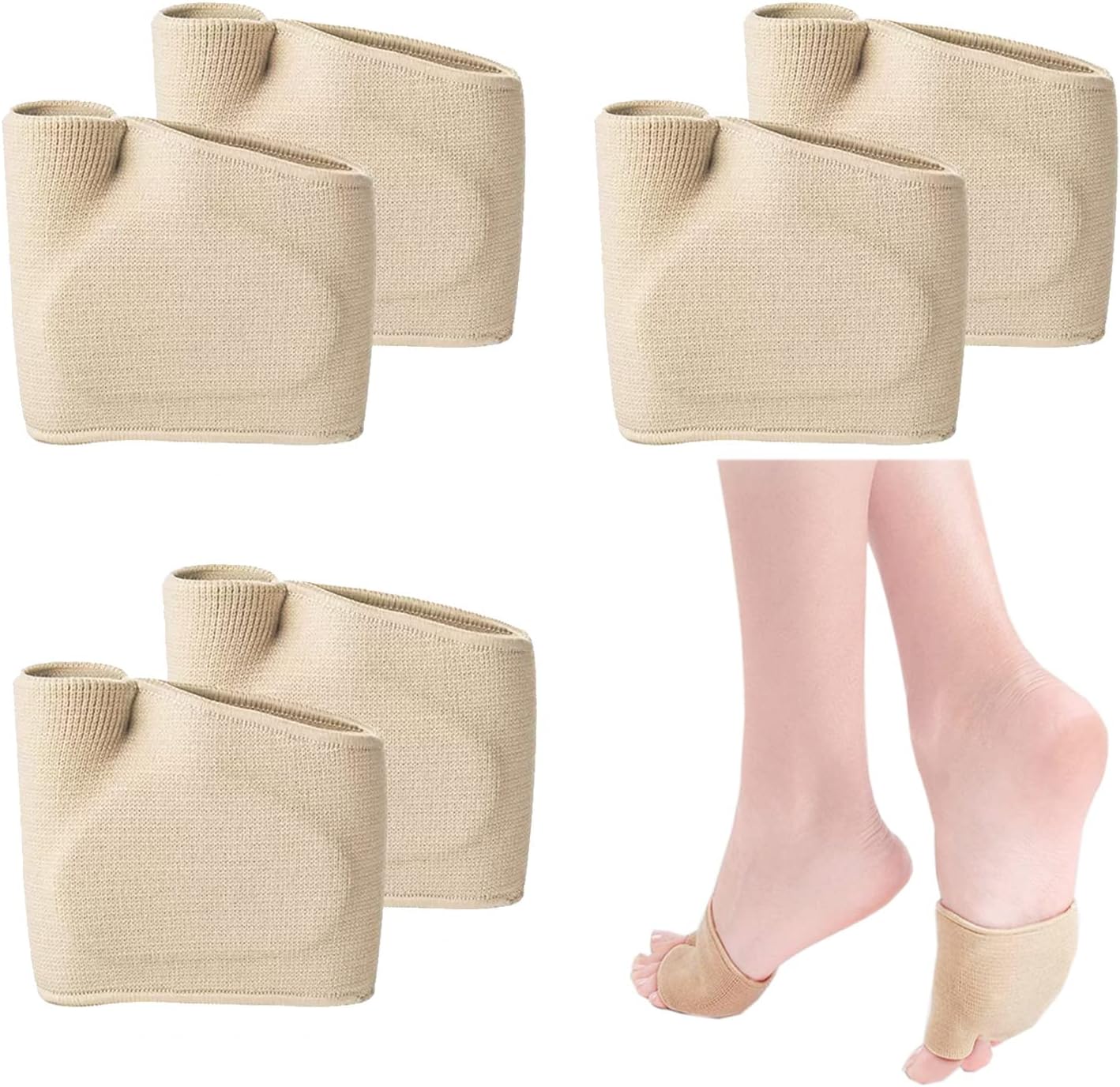 3 Pairs of Metatarsal Pads for Women and Men, Ball of [...]