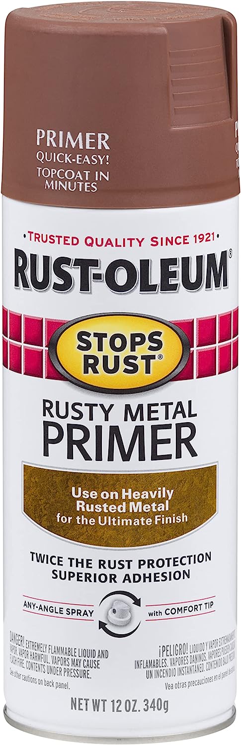 Rust-Oleum 7769830 Stops Rust Spray Paint, 12-Ounce, [...]
