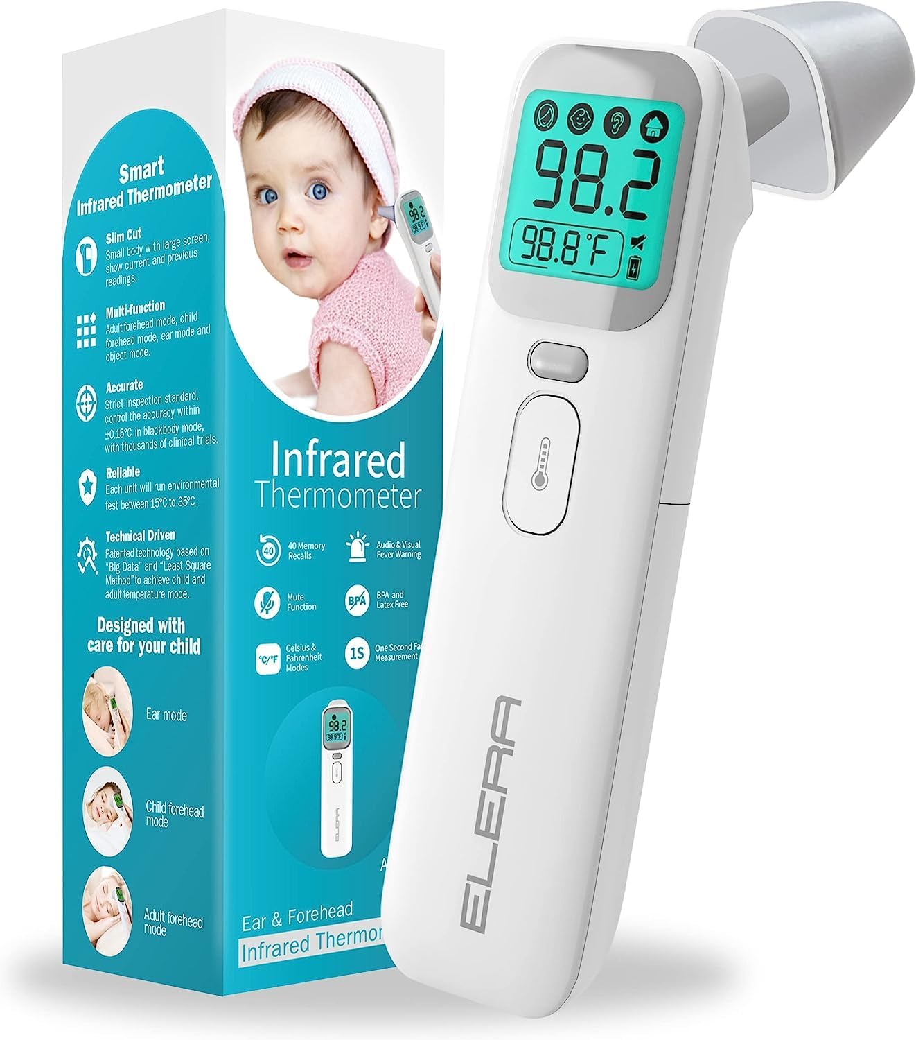 Elera Ear Thermometer for Kids, Baby Thermometer with [...]