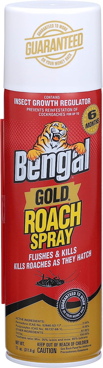 Bengal Gold Roach Spray, Odorless Stain-Free Dry [...]