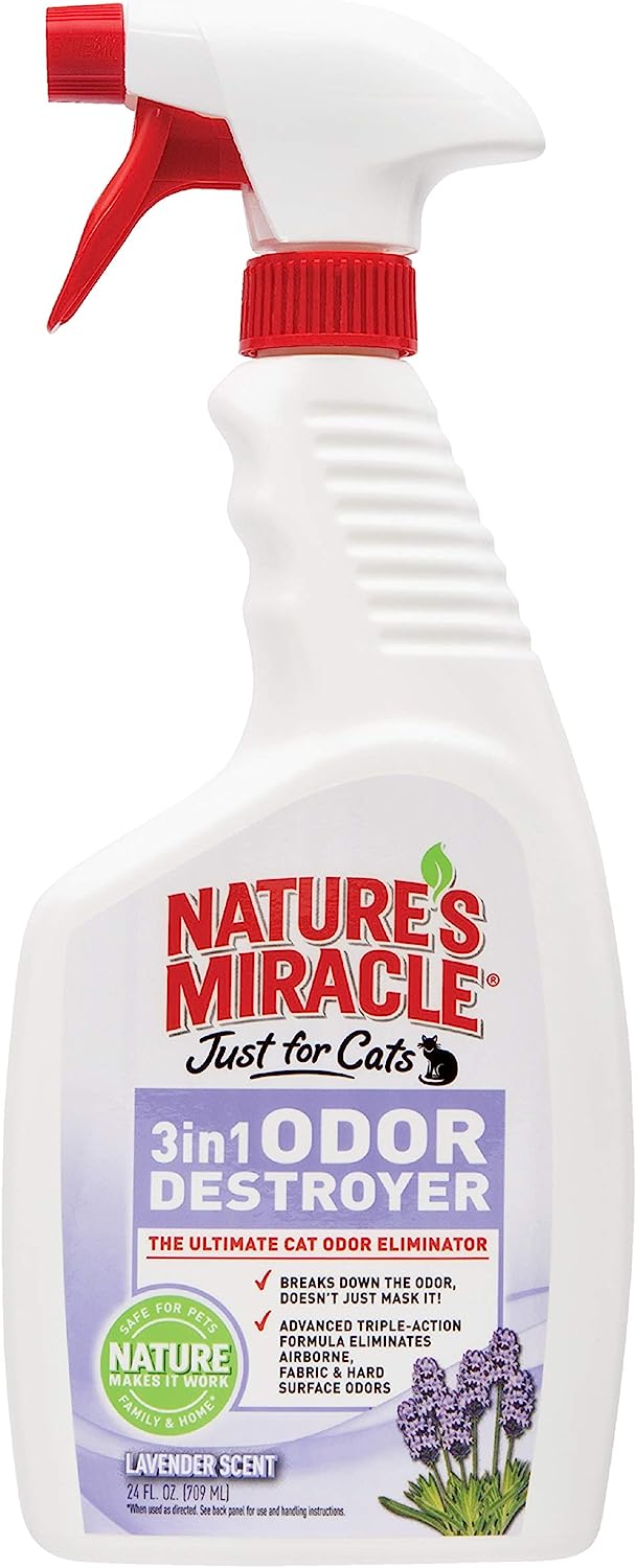 Nature's Miracle Just for Cats 3 in 1 Odor Spray, [...]