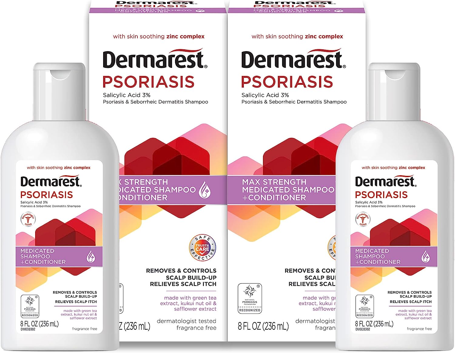 Dermarest Psoriasis Medicated Shampoo and Conditioner, [...]