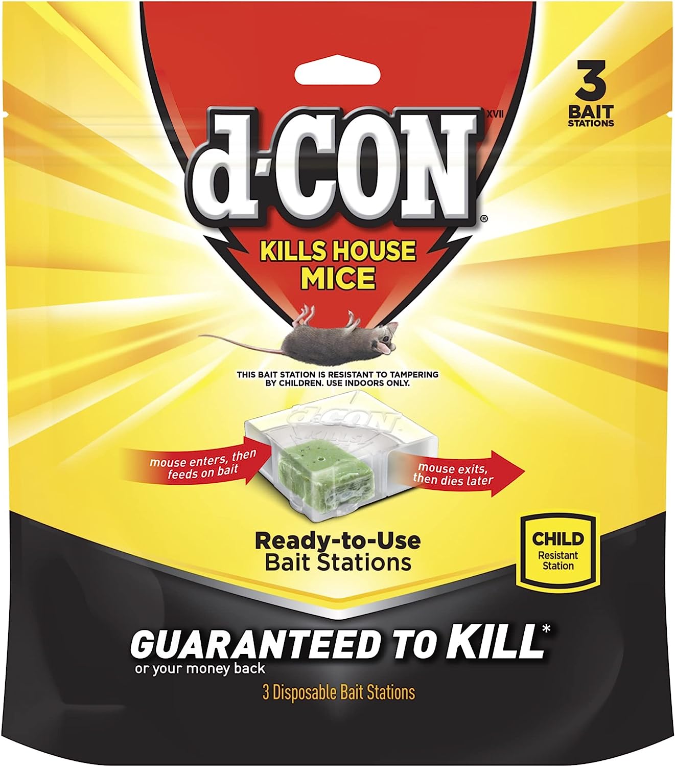d-Con Disposable Corner Fit Mouse Bait Station, 0.5 Oz [...]