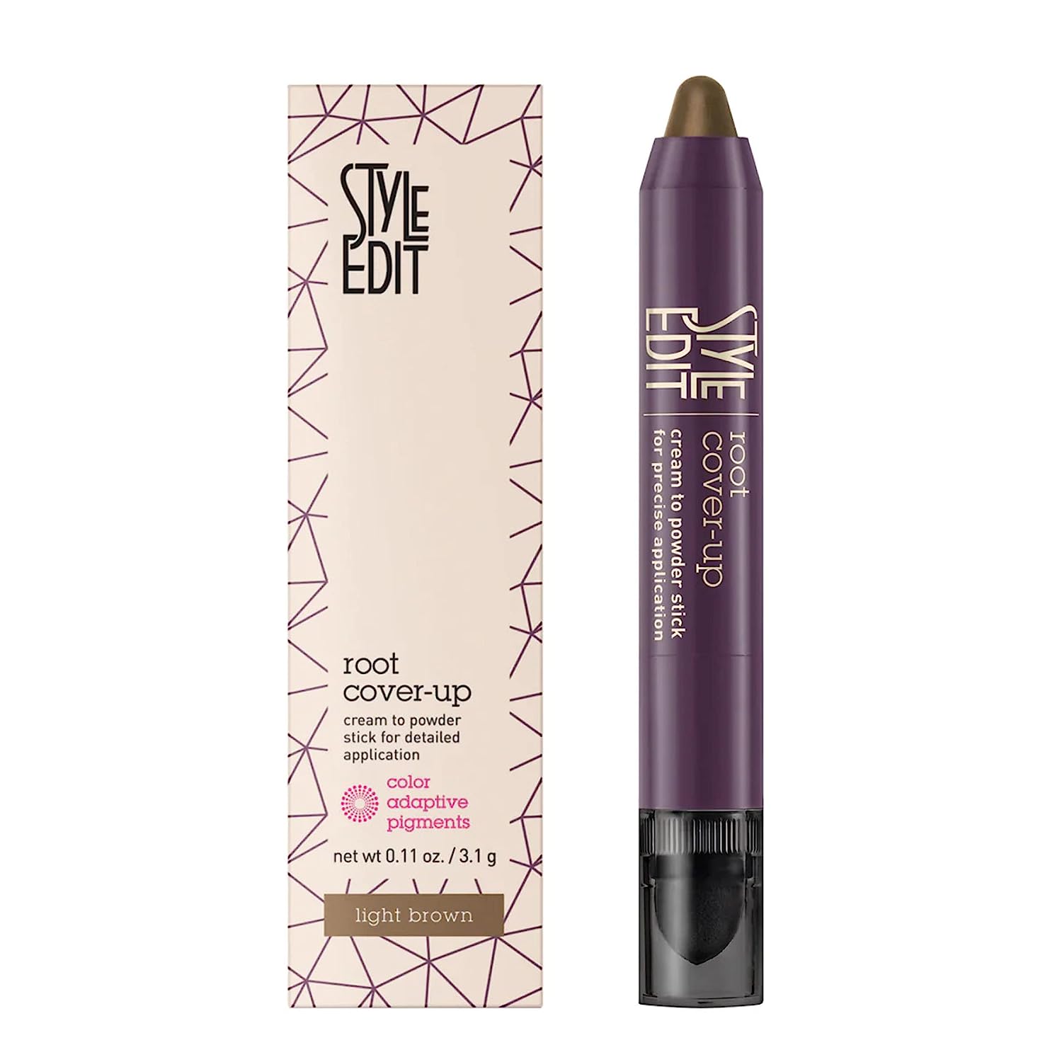 Style Edit Root Touch Up Stick for Light Brown Hair, [...]