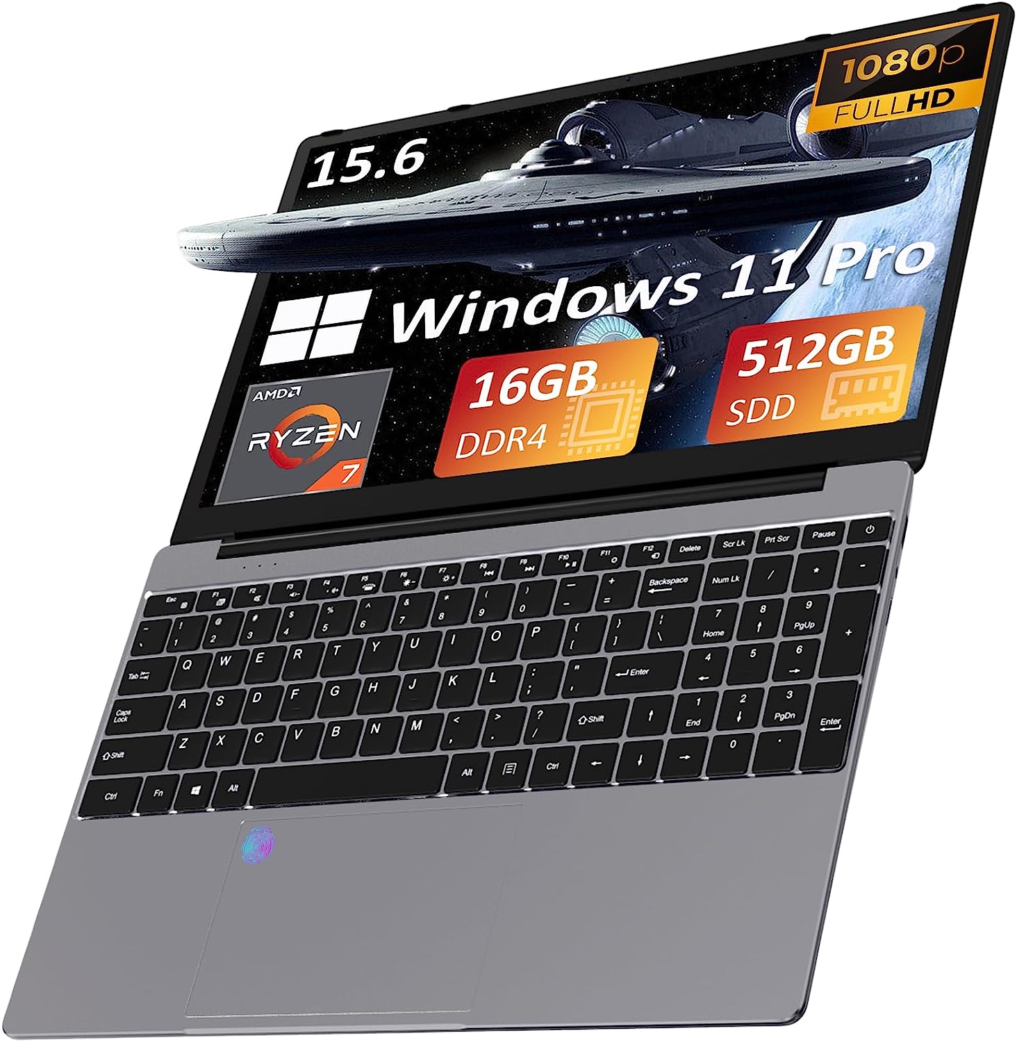 Auusda Laptop Computer with 16GB RAM 512GB SSD, AMD [...]