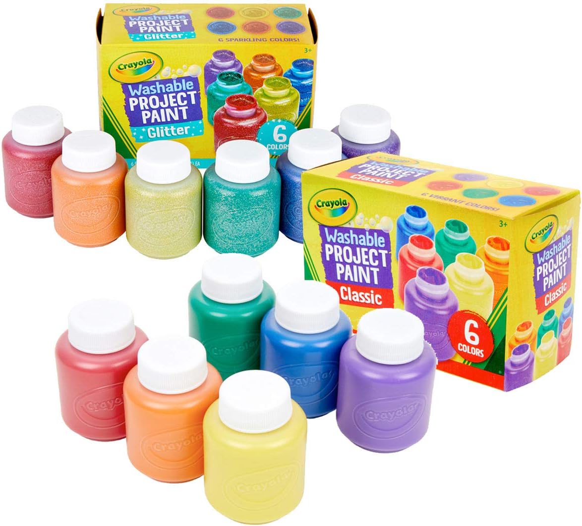 Crayola Washable Kids Paint Set (12 Ct), Classic and [...]