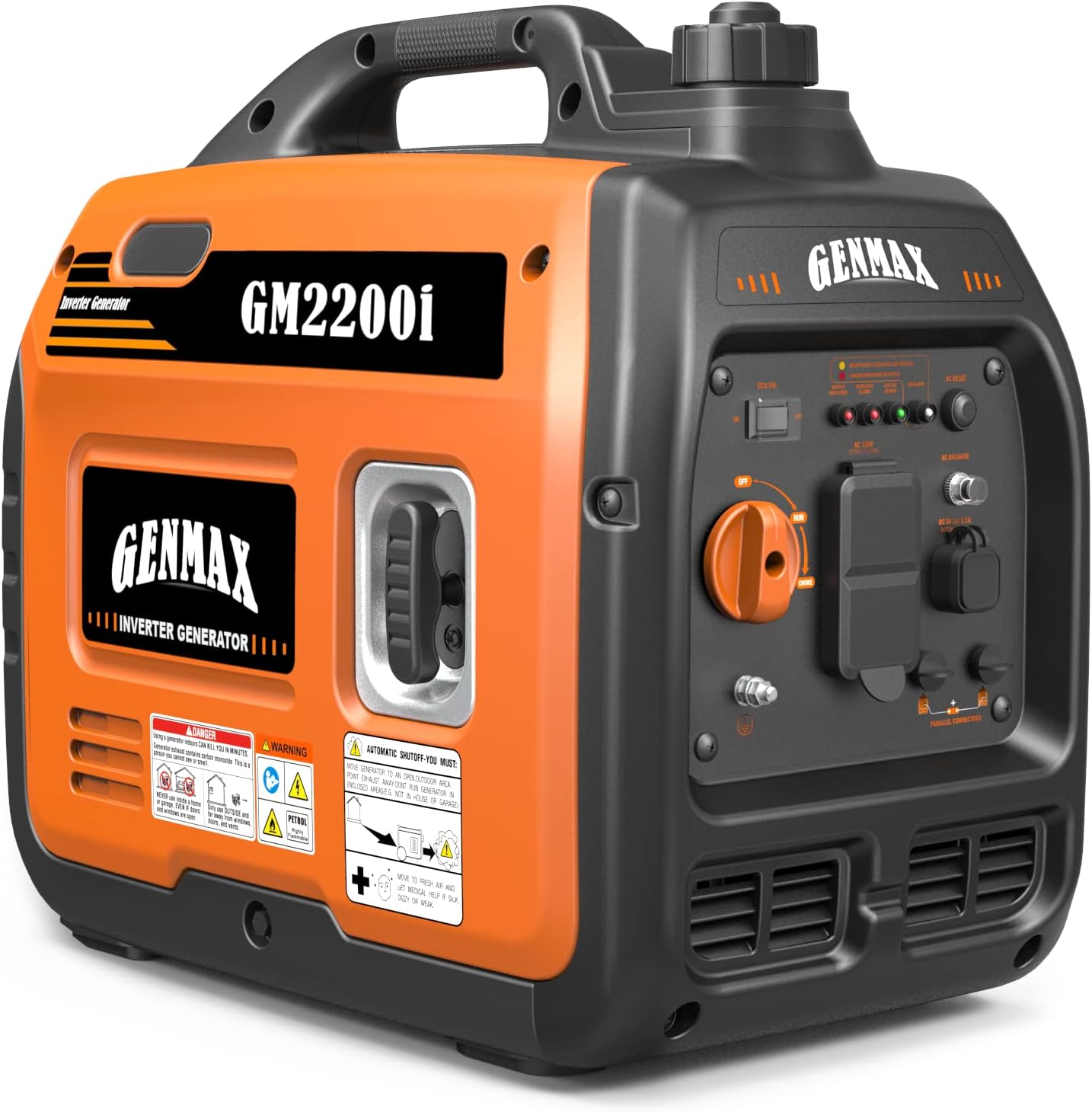 GENMAX Portable Inverter Generator，2200W ultra-quiet [...]