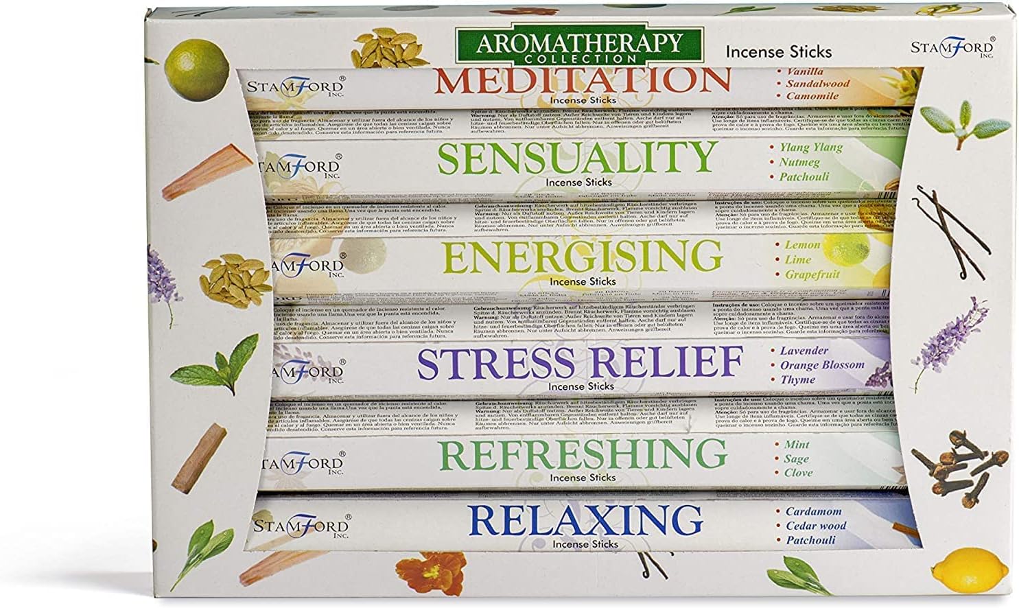 120 Sticks of Stamford Premium Aromatherapy Hex Range [...]