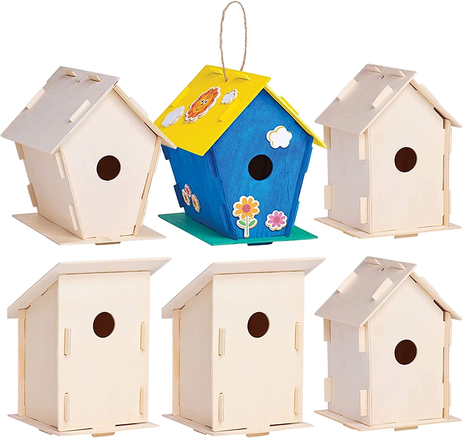 12 Wooden Birdhouses - Crafts for Girls and Boys - [...]