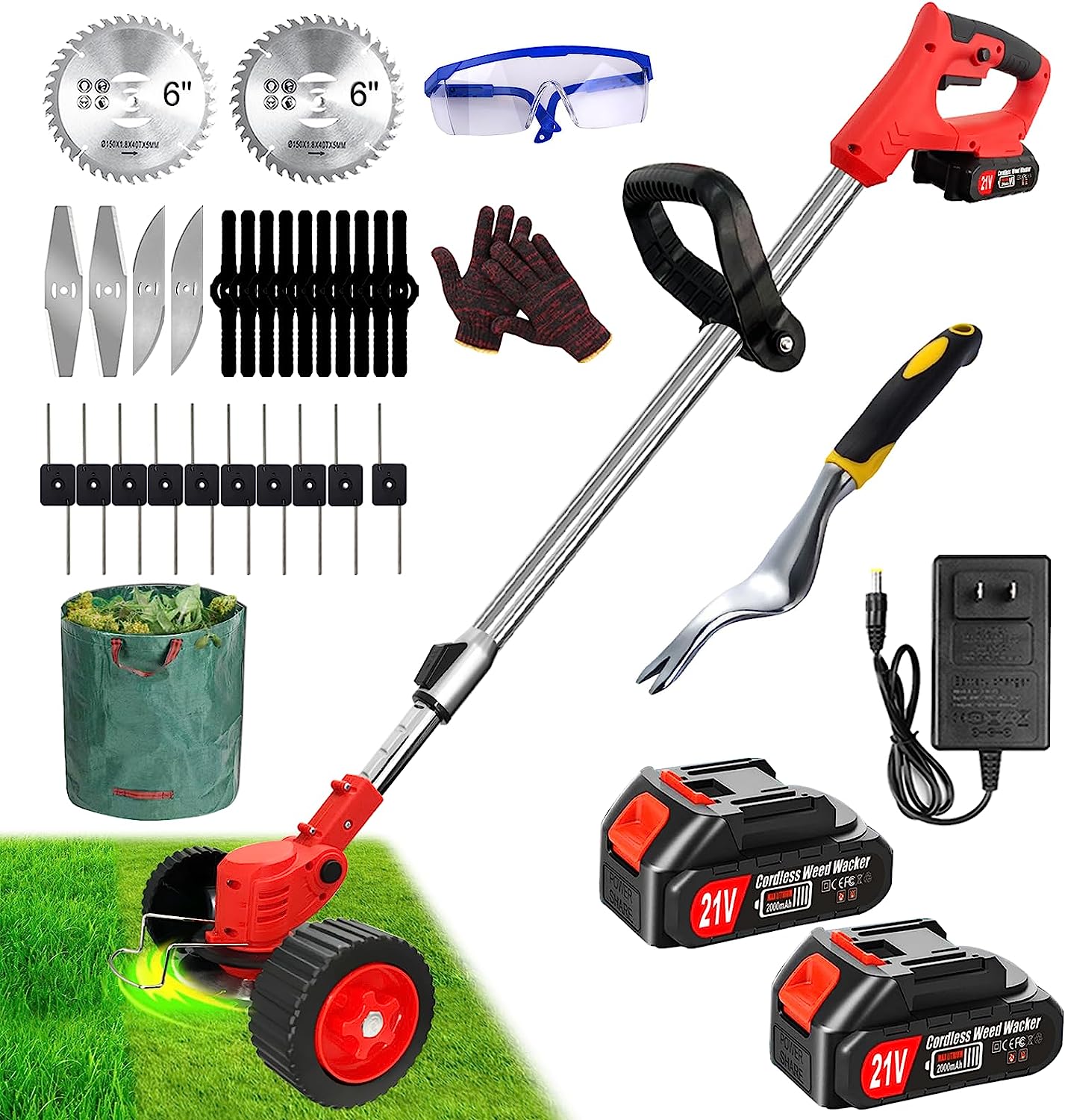 Weed Wacker Cordless Electric Weed Eater Battery [...]