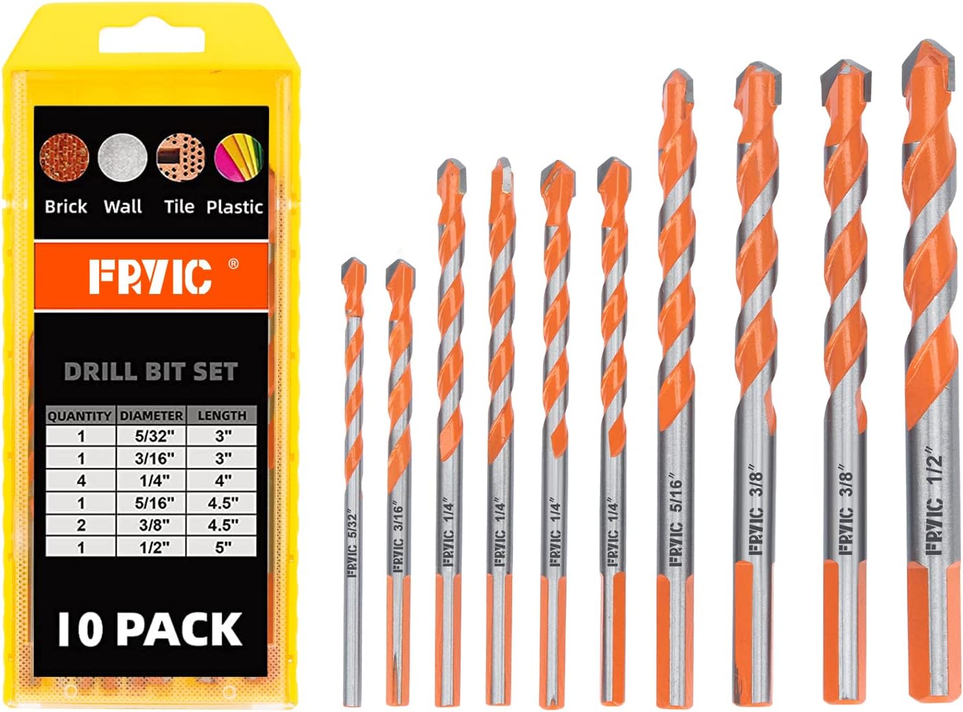 Overlord Punching Masonry Drill Bits Set for Tile, [...]