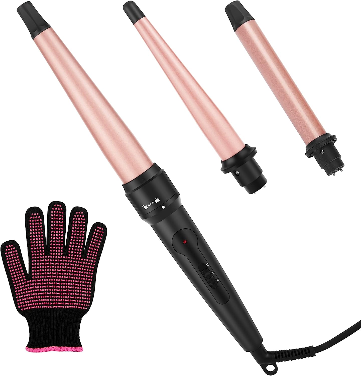 LXMTOU 3 in 1 Curling Wand Tapered Set 1/2-1 1/4 Inch [...]
