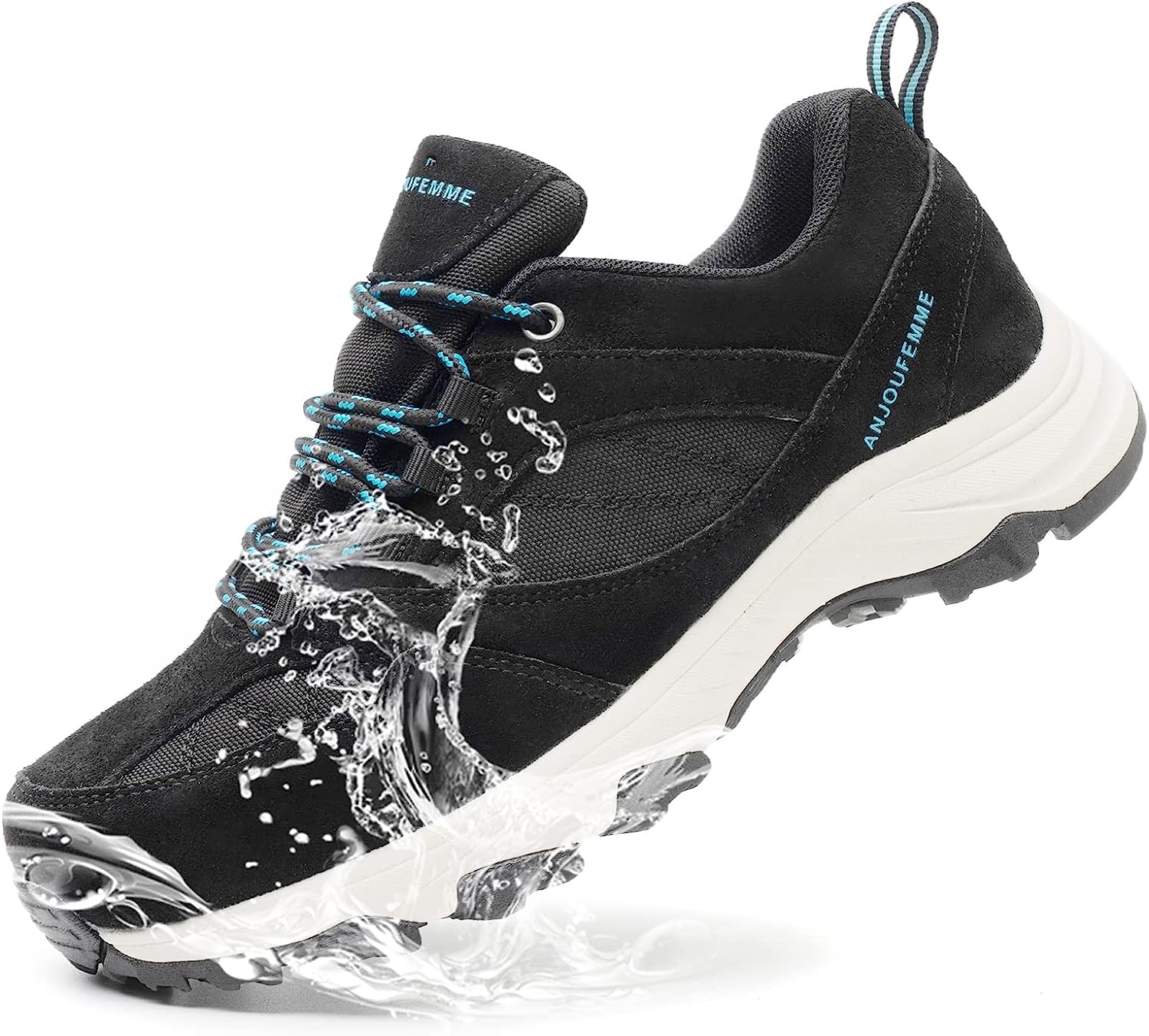 ANJOUFEMME Women's Hiking Shoes Waterproof Outdoor [...]