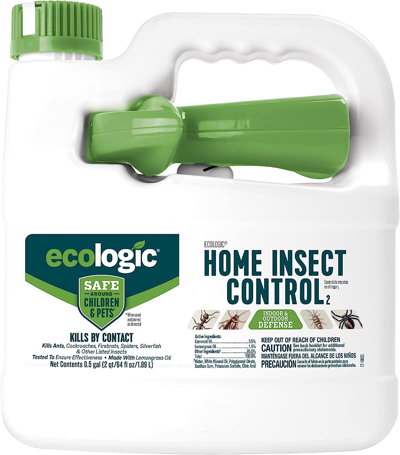 Ecologic Home Insect Control, Kills Cockroaches, Ants, [...]