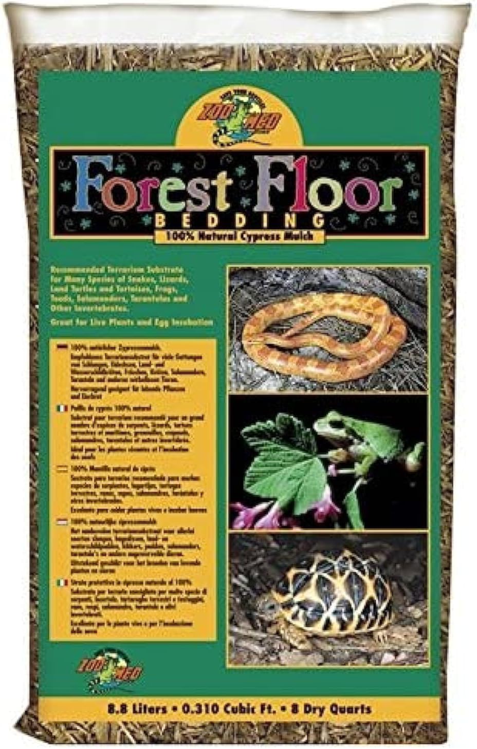 Zoo Med cotton Forest Floor Bedding, 8.8 Litre for Snake