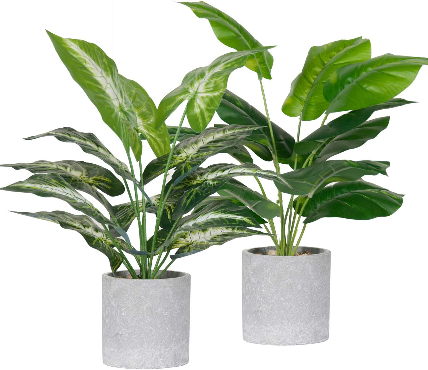Der Rose 2 Pack Fake Plants Artificial Potted Faux [...]