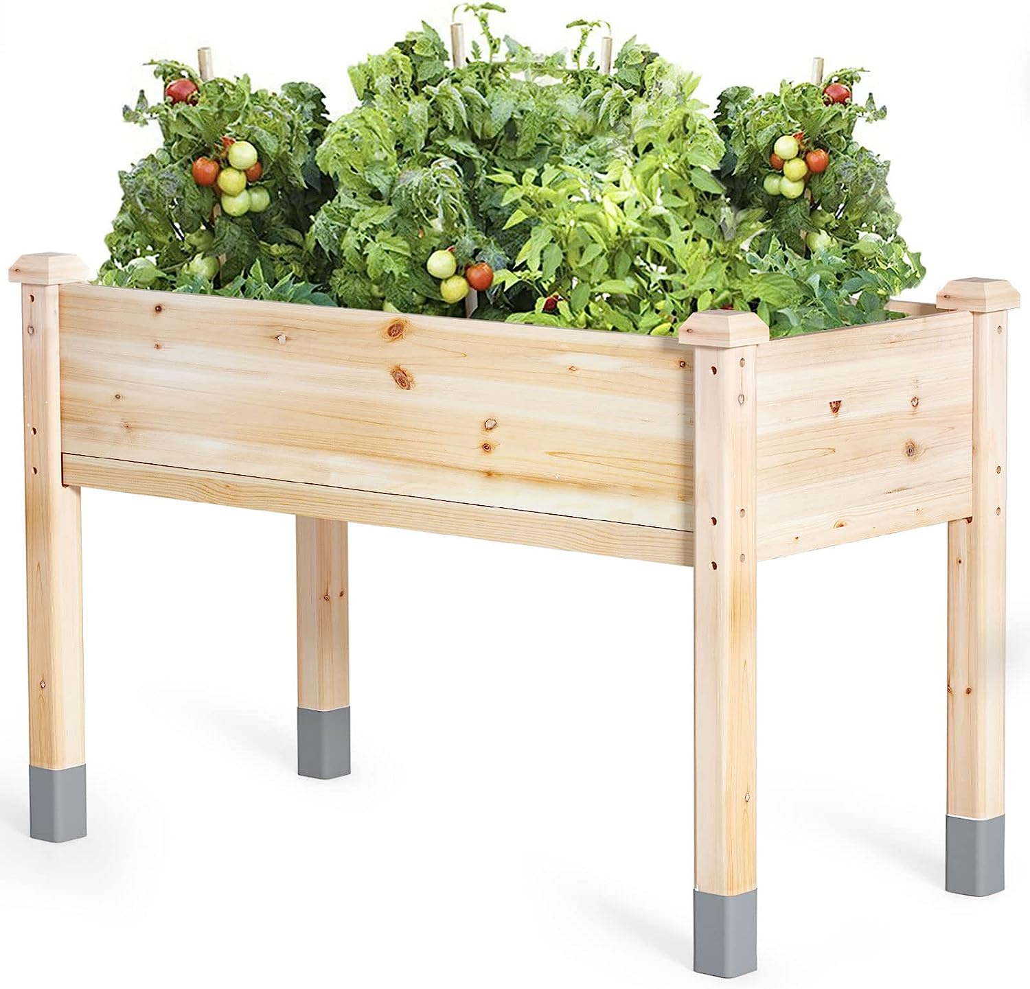 MIXC Wooden Raised Garden Bed with Legs, 48”L X 24”W, [...]
