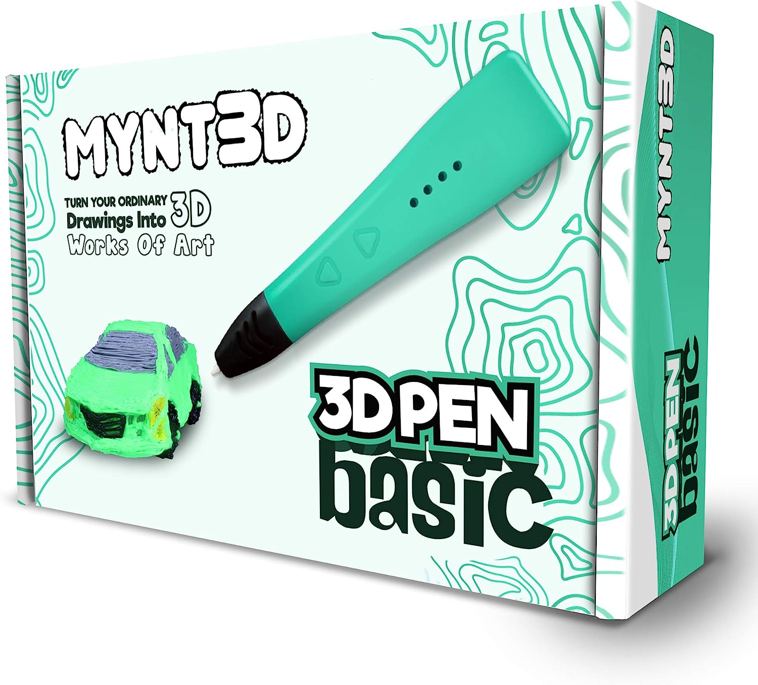 MYNT3D Basic 3D Pen [New for 2020] 1.75mm ABS and PLA [...]