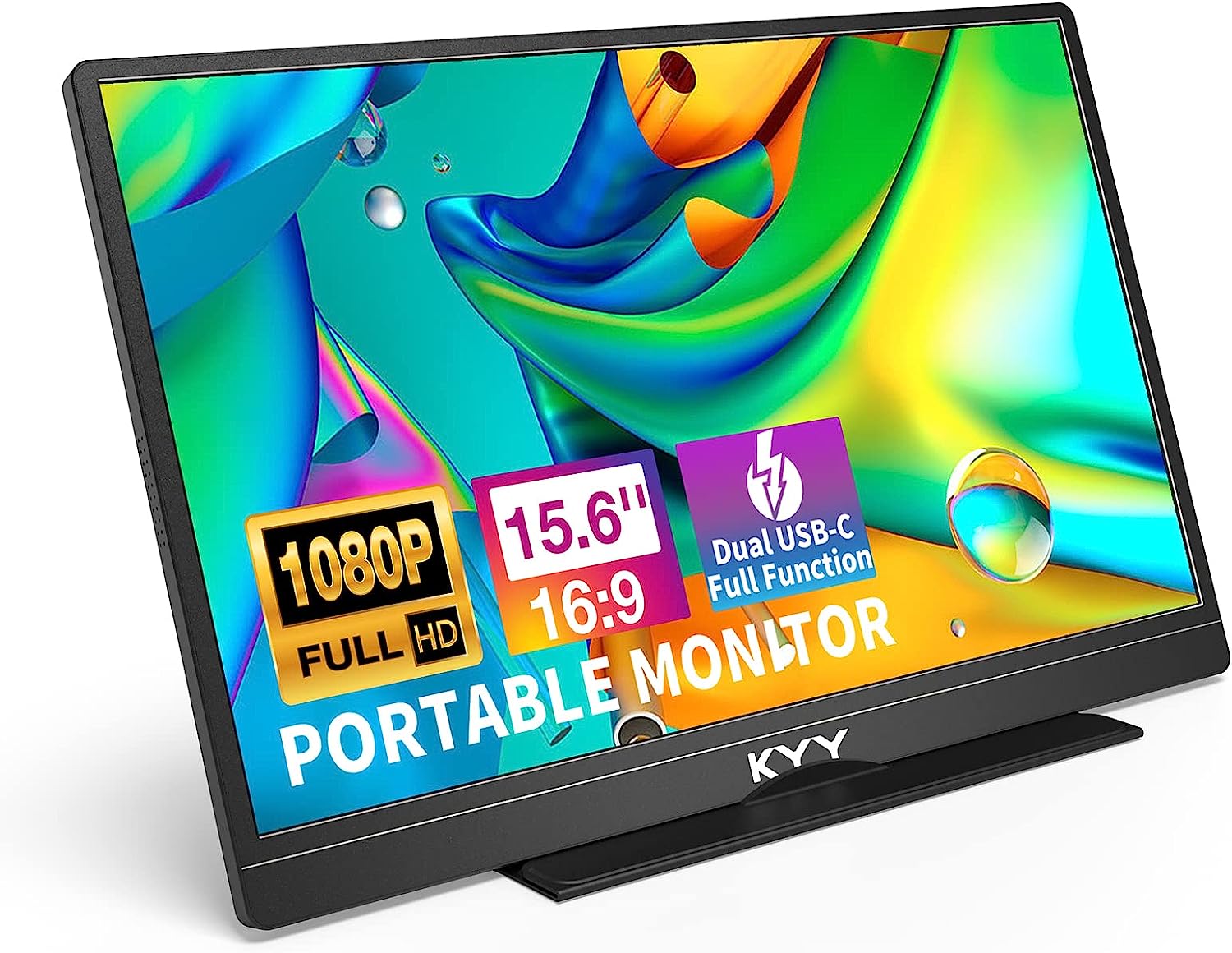 KYY Portable Monitor Latest 15.6'' FHD 1080P USB-C [...]