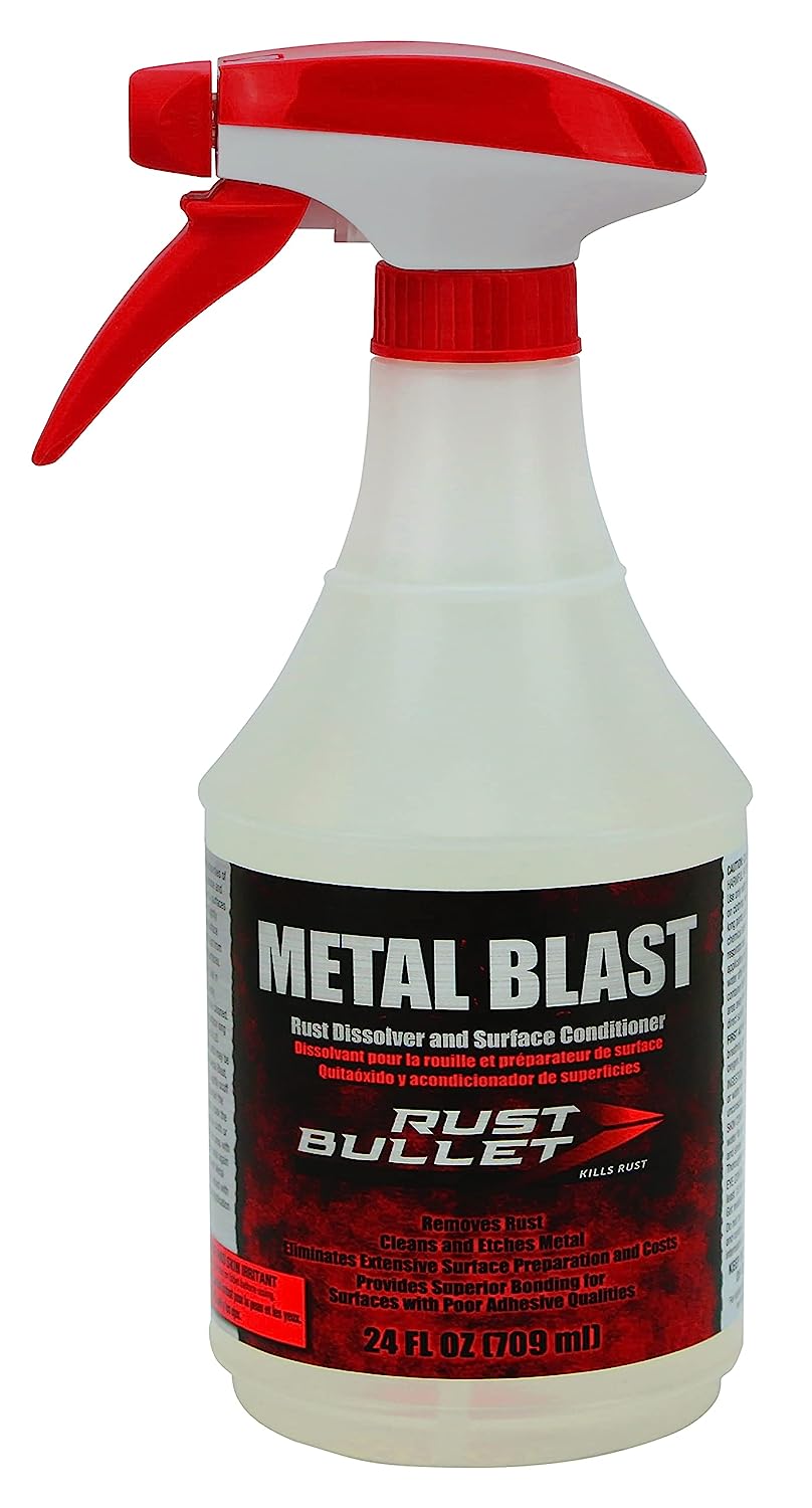 RUST BULLET - Metal Blast 24oz Spray Rust Remover, [...]