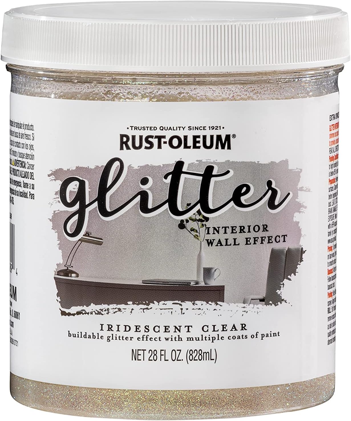 Rust-Oleum 323860 Glitter Interior Wall Paint, 28 Fl [...]