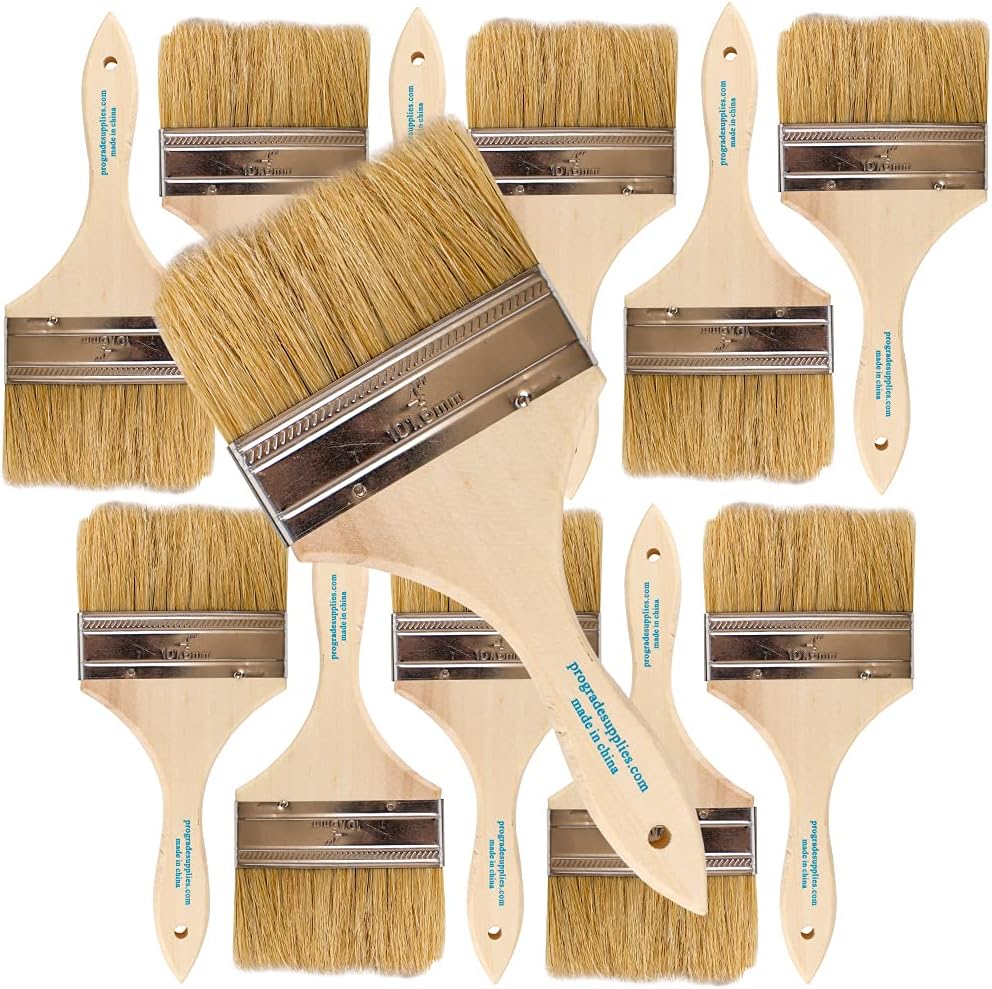 Pro Grade - Chip Paint Brushes - 12 Ea 4 Inch Chip [...]